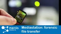 MediaStation forensic flash memory card transfer to Optical Disc Demo